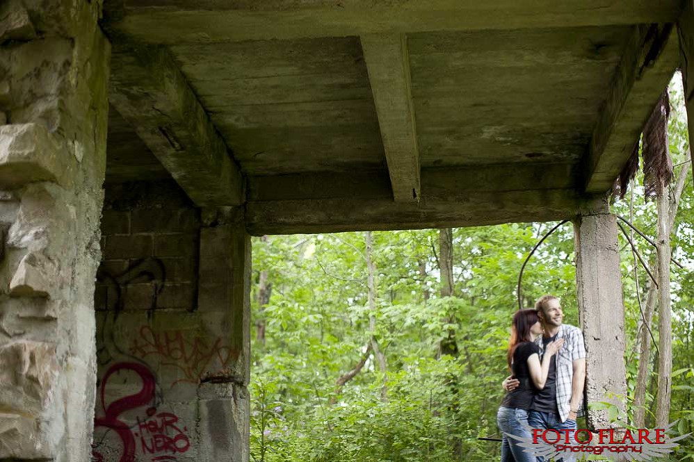 Paper mill engagement session