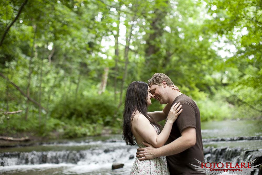 Outdoor engagement images