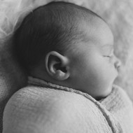 Sleeping newborn photo