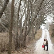 Winter maternity photos