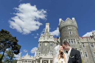 Wedding photos at Casa Loma