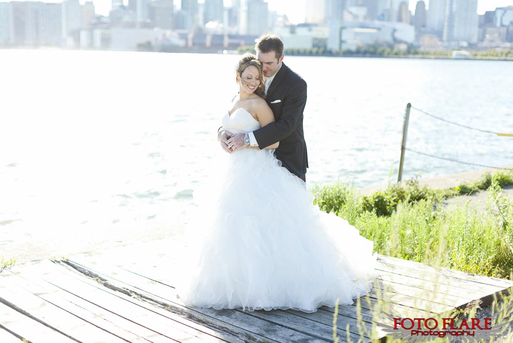 Wedding photos overlooking Toronto