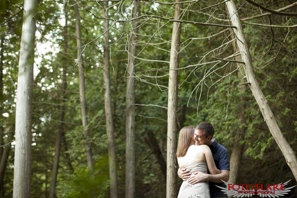 Outdoor engagement images