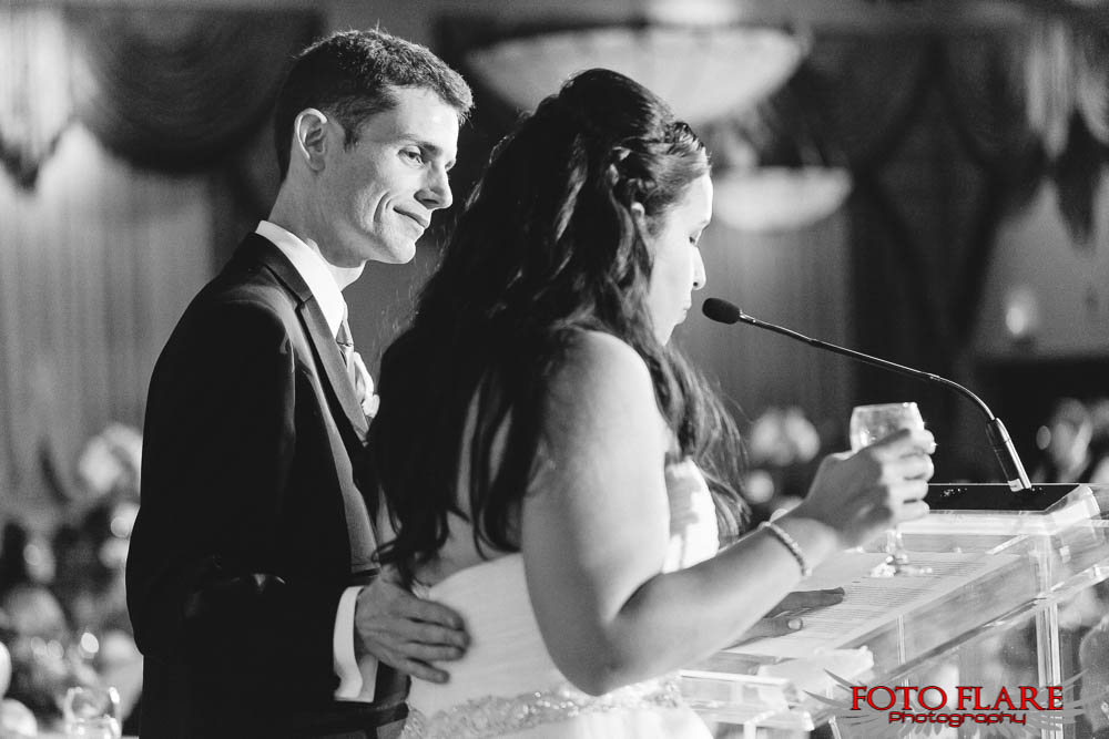 Bride and grooms speeches
