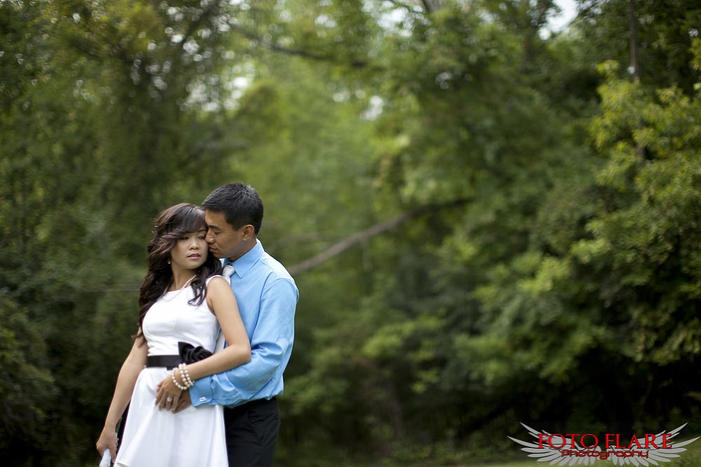 Couple portrait at McMaster