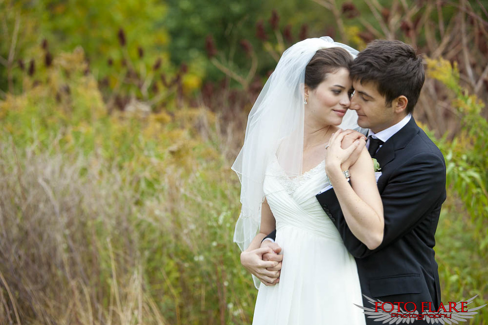 autumn wedding photo