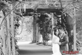 Gorgeous wedding portrait