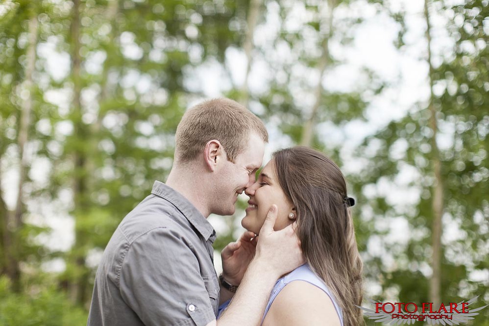 Engagement photo of Jamie and Lauren