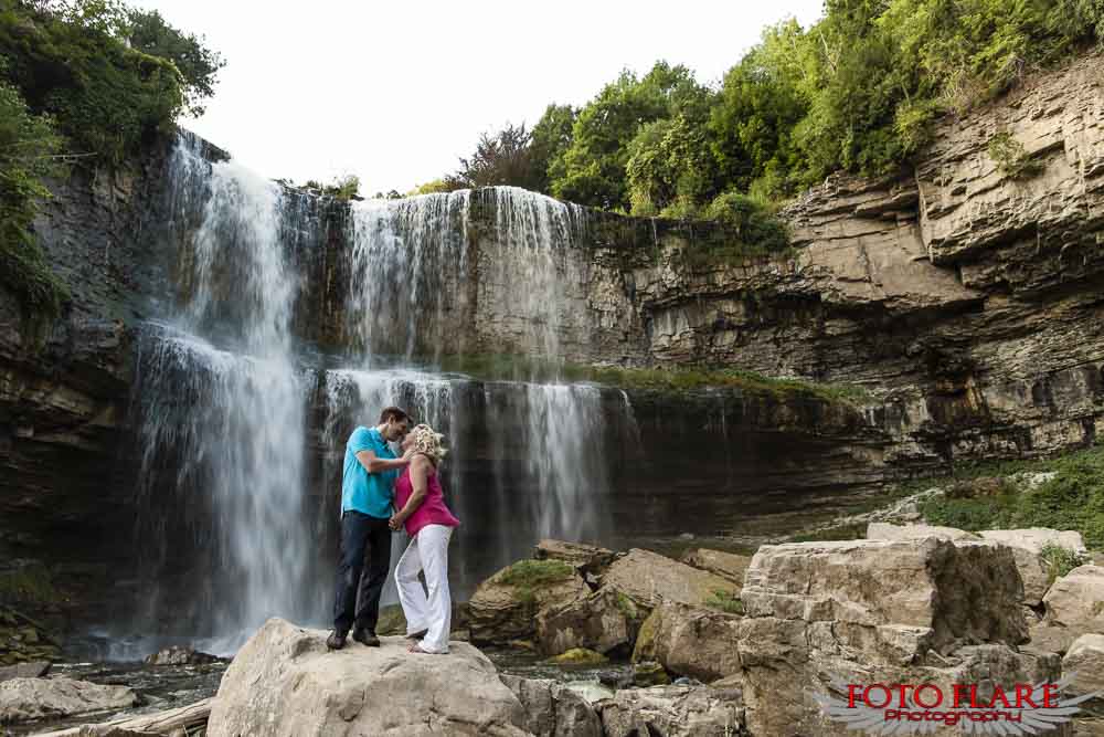 Websters falls engagement photos