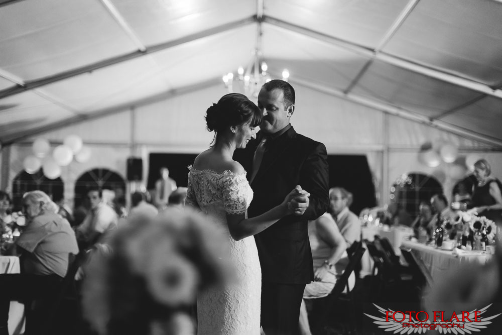 First dance during reception