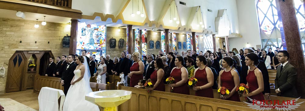 St. Francis Xavier wedding ceremony