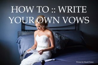 how to write wedding vows