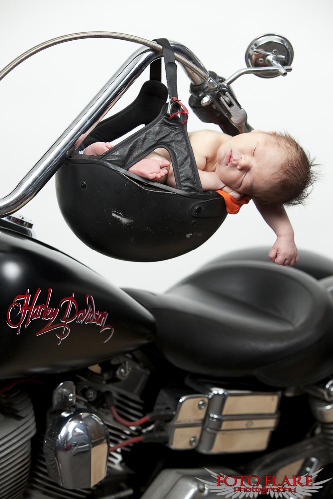 Baby on a Harley