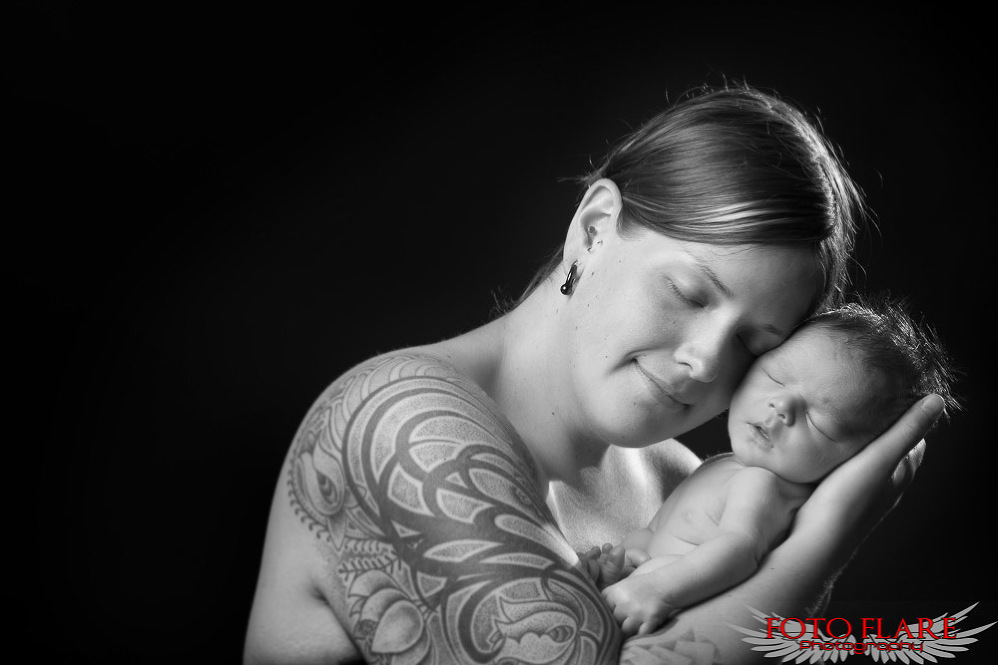 Tattooed mom & baby