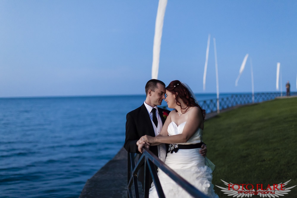 Wedding image at the waterfront