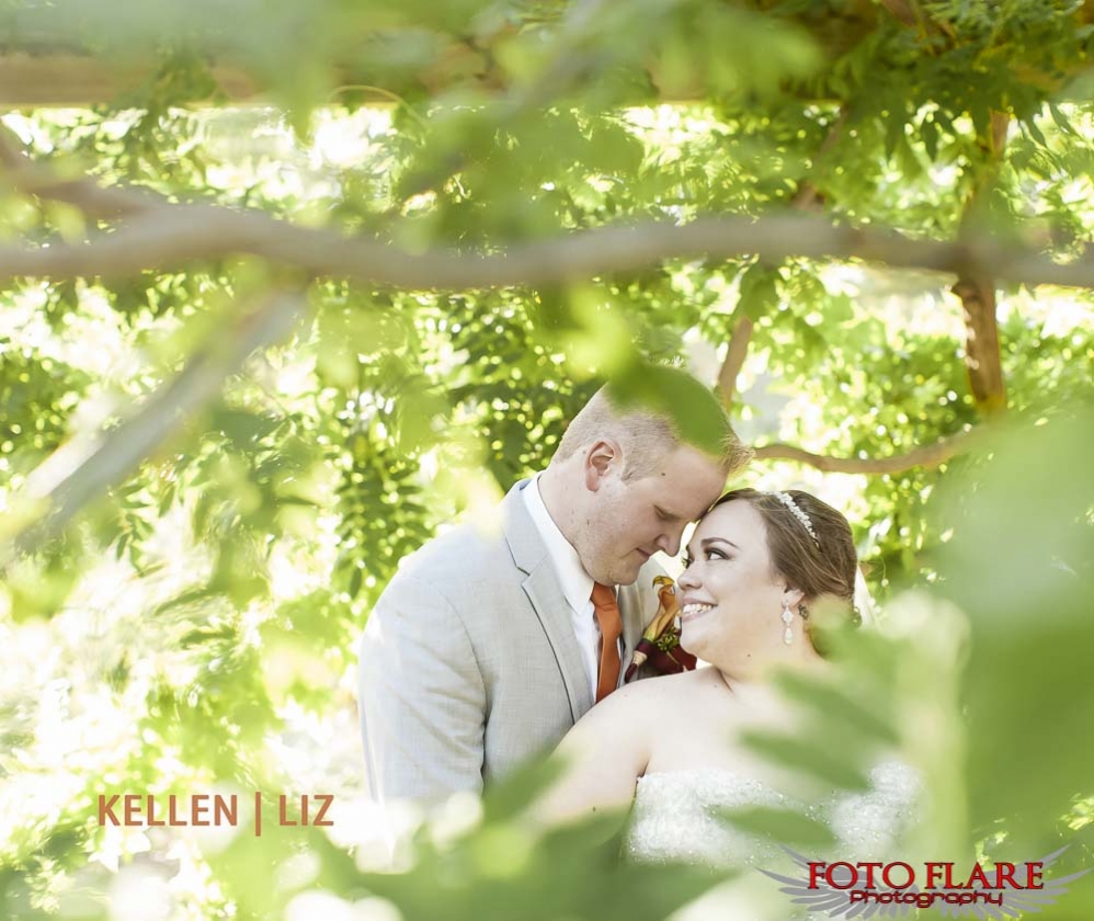 Liz & Kellen in the gardens at the RBG