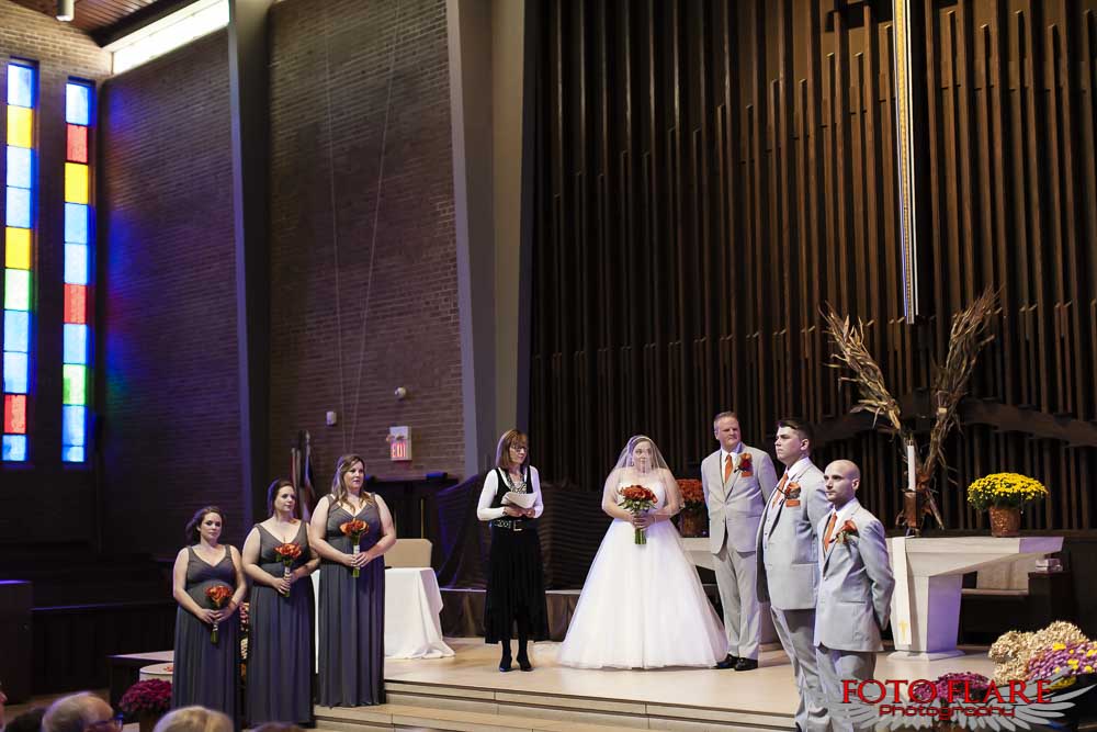 Photo of the wedding ceremony