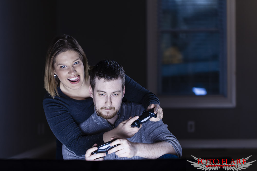 Gaming engagement pictures