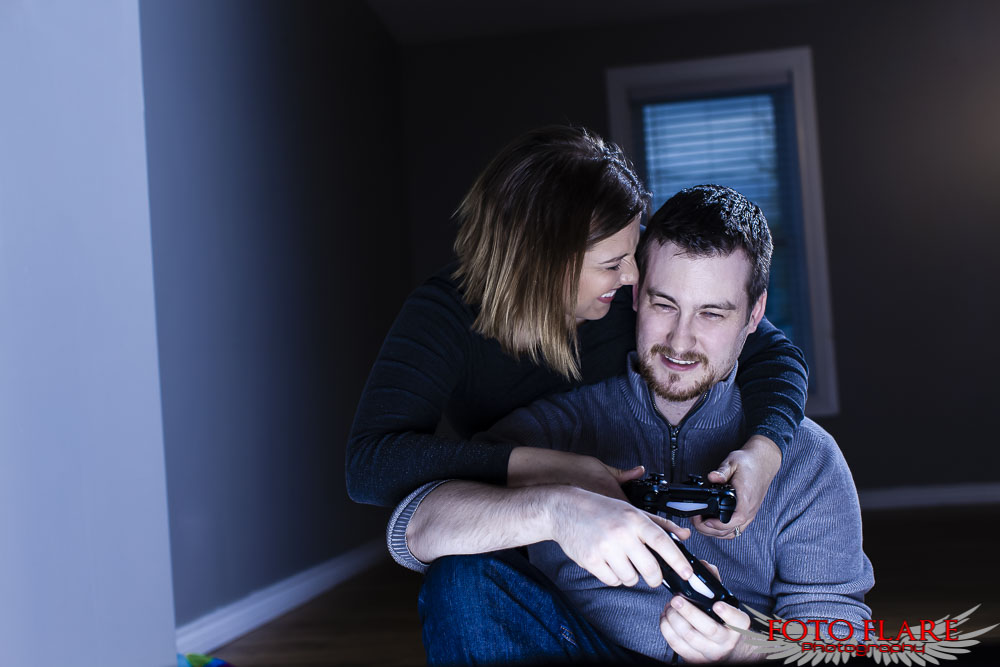 Cute video game engagement 