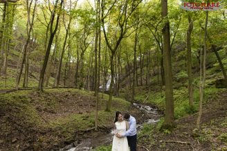 Engagement photos on Bruce Trail