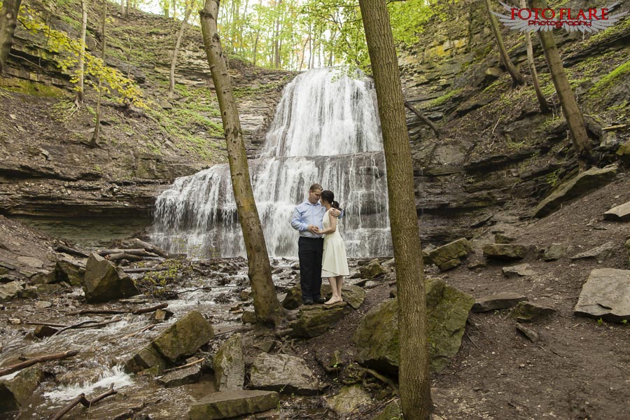 Waterfall engagement locations