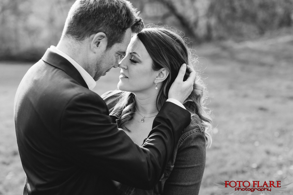 Gorgeous engagement couple at McMaster